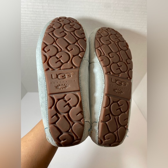 Ugg Pre-Owned Women’s Dakota Slippers Sky Blue Size 8 - Picture 12 of 13